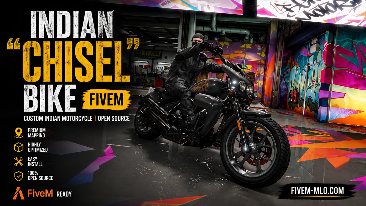 Indian "Chisel" Bike FiveM | Custom Indian Motorcycle | Open Source